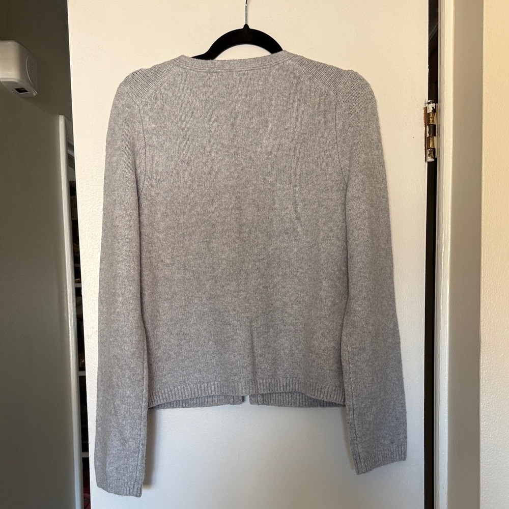 Abercrombie & Fitch Light Gray Women's Cardigan - Picture 4 of 6